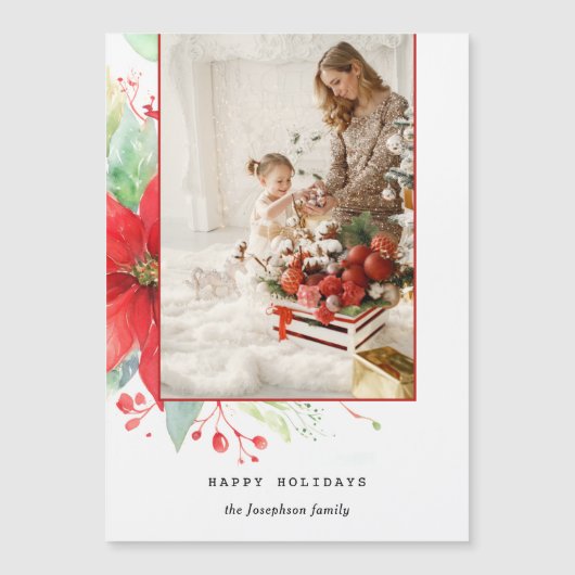 水モダン色クリスマス植物写真 (正面)