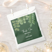 水モダン色グリーナリーエメラルドグリーン結婚ズ フェイバーバッグ (クリップ留めされた状態)