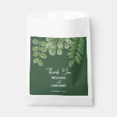 水モダン色グリーナリーエメラルドグリーン結婚ズ フェイバーバッグ (正面)