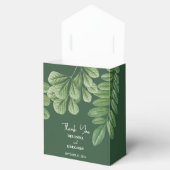 水モダン色グリーナリーエメラルドグリーン結婚ズ フェイバーボックス (オープン)