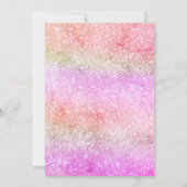 水モダン色ケトルイフタルパーティの招待状 招待状 (裏面)