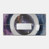 水モダン色コスモス デスクマット (キーボード&マウス)