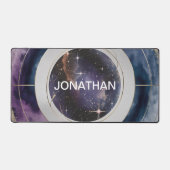 水モダン色コスモス デスクマット (正面)