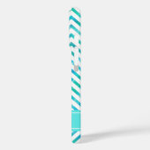 水モダン色シェブロン模様(青と白) Case-Mate iPhoneケース (裏面 / 左)