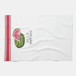 水モダン色スイカのパンプキッチンタオル キッチンタオル