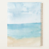 水モダン色スクリプトカスタム2025 プランナー手帳 (裏面)