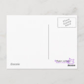 水モダン色スプラッシュポストカード ポストカード (裏面)