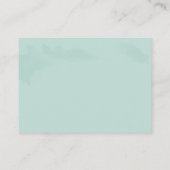 水モダン色スプラッシュ外装カード エンクロージャーカード (裏面)