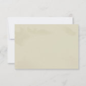 水モダン色スプラッシュ結婚式RSVP 出欠カード (裏面)