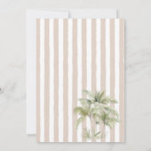 水モダン色セレニティサンズスターライトブライダル 招待状 (裏面)