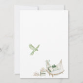 水モダン色セレニティサンズスターライトブライダル 招待状 (裏面)