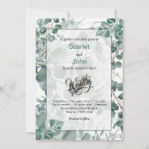 水モダン色セージ緑ユーカリ結婚カリ