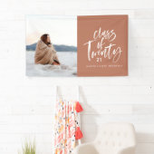 水モダン色タイポグラフィ大学院写真コーヒー 横断幕 (インサイチュ)