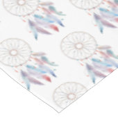 水モダン色ドリームキャッチャー赤ちゃんシャワーテーマ テーブルクロス (アングル)