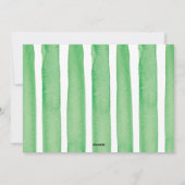 水モダン色ドードルクリスマスカード シーズンカード (裏面)