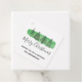 水モダン色ドードルクリスマスラベル フェイバータグ (インサイチュ)