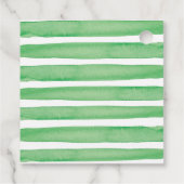 水モダン色ドードルクリスマスラベル フェイバータグ (裏面)