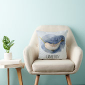 水モダン色ナルホールブルー海パーソナライズされた クッション (椅子)