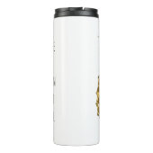 水モダン色パイナップル&前向きおもしろい引用文 タンブラー (裏面)