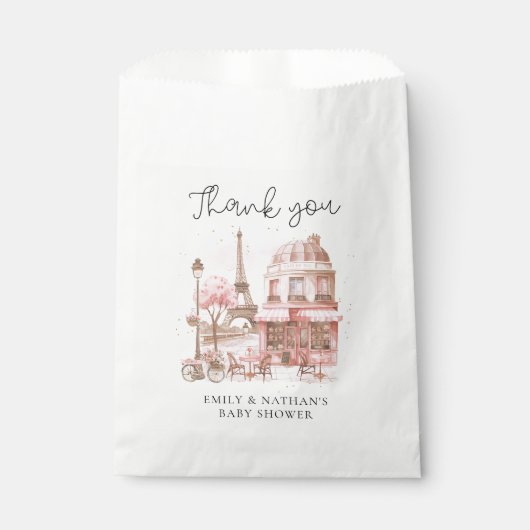 水モダン色パリジャンカフェありがとう フェイバーバッグ (正面)