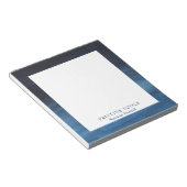 水モダン色ビジネス海軍ブルー ノートパッド (アングル)