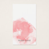 水モダン色ピンクブティック店の価格ラベル (正面)