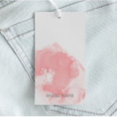 水モダン色ピンクブティック店の価格ラベル