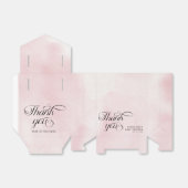 水モダン色ピンク雲9赤ちゃんシャワー フェイバーボックス (折り畳みなし)