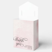 水モダン色ピンク雲9赤ちゃんシャワー フェイバーボックス (オープン)