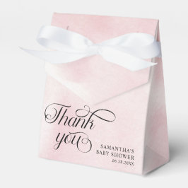 水モダン色ピンク雲9赤ちゃんシャワー フェイバーボックス