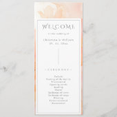 水モダン色ピーチフローラ結婚ズ プログラム (正面)