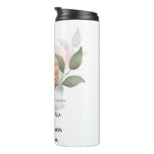 水モダン色フクロウありがとう先生 タンブラー (回転右)