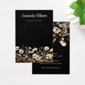 水モダン色フローライヤリング表示カード (デスク)