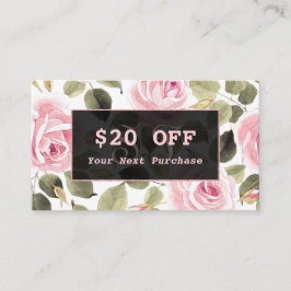 水モダン色フローラバラ金ゴールドメイクアップアーティスト 割引カード