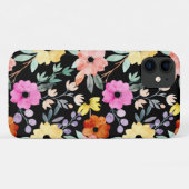 水モダン色フローラ植物花ケース – M Case-Mate iPhoneケース (裏面(横))