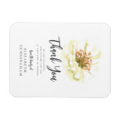 水モダン色フローラ植物記念感謝してい マグネット (横)