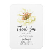 水モダン色フローラ植物記念感謝してい マグネット (縦)