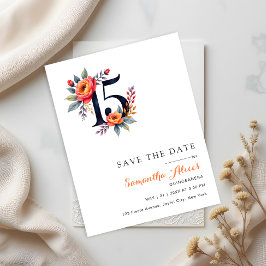 水モダン色フローラ番号15キンセアニェラ セーブザデート