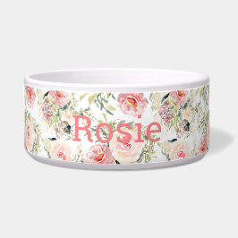 水モダン色フローラ ボウル