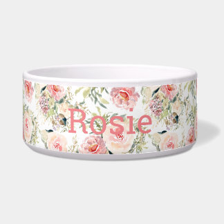 水モダン色フローラ ボウル