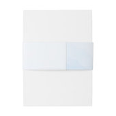 水モダン色ブルーアジサイ結婚ズ 招待状ベリーバンド (裏面例)