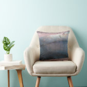 水モダン色ブルー&バラ金ゴールドピンク赤面グラム クッション (椅子)