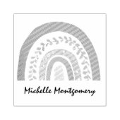 水モダン色ボホレインボーカスタム女子かわいい ラバースタンプ (インプリント)