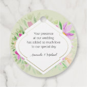 水モダン色ボホ薄紫フローラエレガント フェイバータグ (裏面)