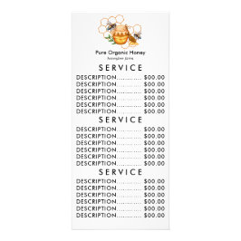 水モダン色ミツバチ付きミツバチ ラックカード