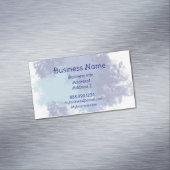 水モダン色ミニマルモダンシンプル事業C マグネット名刺 (インサイチュ)