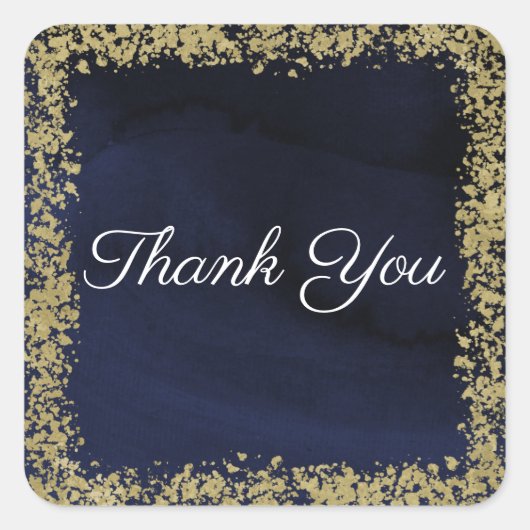 水モダン色ムーディマルーン&金ゴールド結婚ズ スクエアシール (正面)