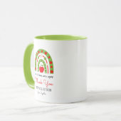 水モダン色レインボー先生ありがとうギフトC マグカップ (正面左)