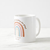 水モダン色レインボー先生サンキューマグ コーヒーマグカップ (正面右)