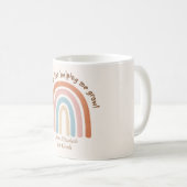 水モダン色レインボー先生サンキューマグ コーヒーマグカップ (正面右)